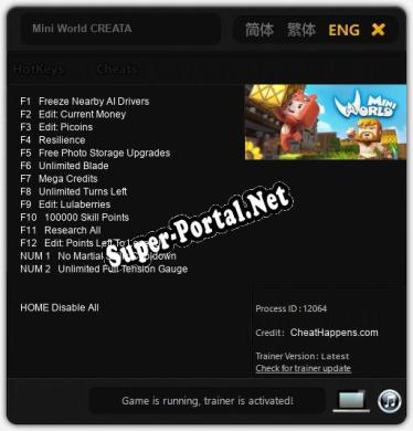 Mini World CREATA: ТРЕЙНЕР И ЧИТЫ (V1.0.39)