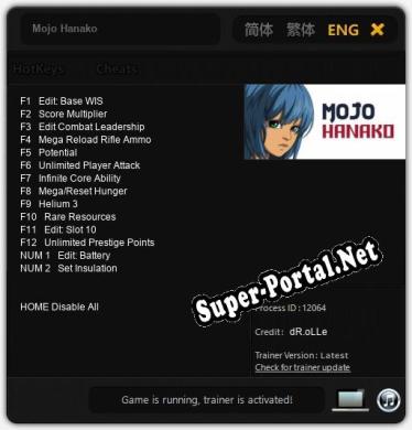Mojo Hanako: Читы, Трейнер +14 [dR.oLLe]