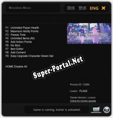 Moonless Moon: ТРЕЙНЕР И ЧИТЫ (V1.0.97)