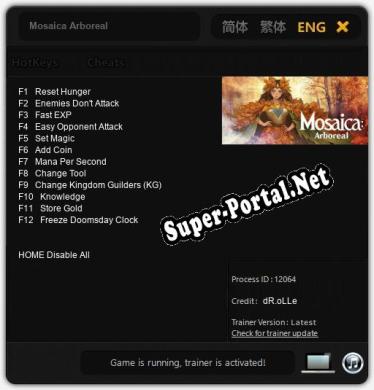 Mosaica Arboreal: ТРЕЙНЕР И ЧИТЫ (V1.0.88)