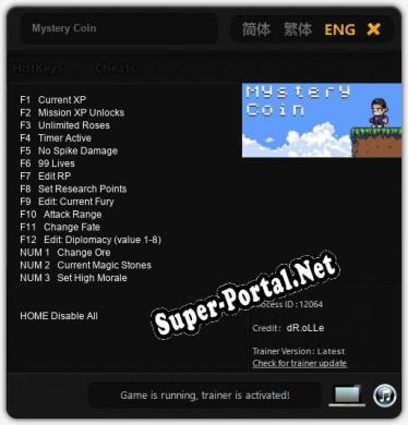 Mystery Coin: Читы, Трейнер +15 [dR.oLLe]