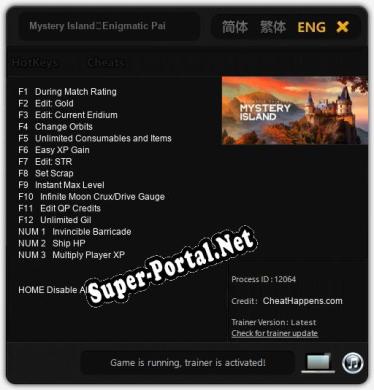 Трейнер для Mystery Island：Enigmatic Painting [v1.0.6]