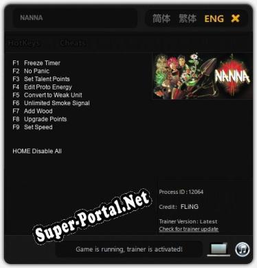 NANNA: Трейнер +9 [v1.6]