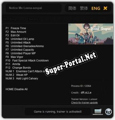 Notice Me Leena-senpai: Трейнер +15 [v1.2]