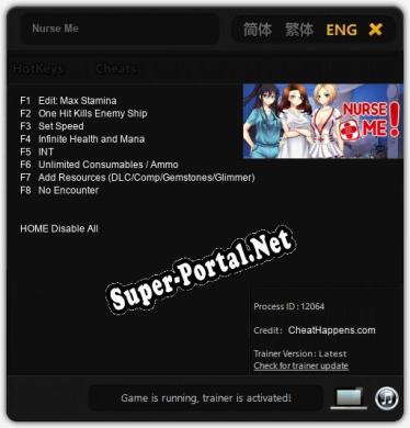 Nurse Me: Трейнер +8 [v1.2]