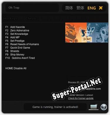 Oh Trap: Трейнер +10 [v1.8]