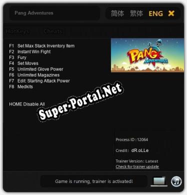 Pang Adventures: ТРЕЙНЕР И ЧИТЫ (V1.0.47)
