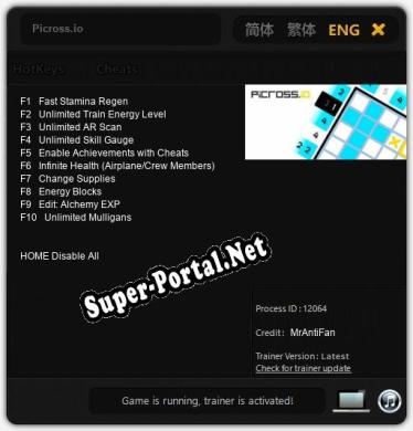 Picross.io: ТРЕЙНЕР И ЧИТЫ (V1.0.46)
