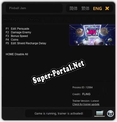 Pinball Jam: Читы, Трейнер +5 [FLiNG]