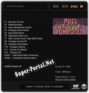 Pixel Formation: Читы, Трейнер +14 [dR.oLLe]