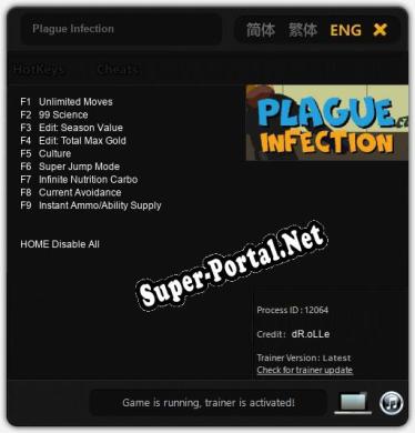 Plague Infection: ТРЕЙНЕР И ЧИТЫ (V1.0.51)