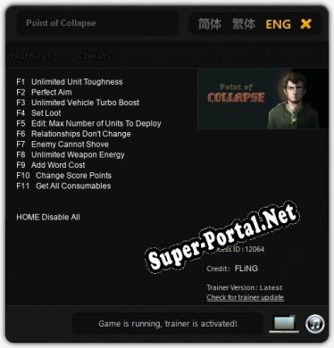 Point of Collapse: Читы, Трейнер +11 [FLiNG]