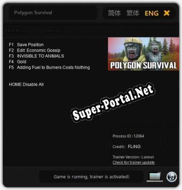Polygon Survival: Читы, Трейнер +5 [FLiNG]