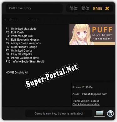 Puff Love Story: ТРЕЙНЕР И ЧИТЫ (V1.0.57)