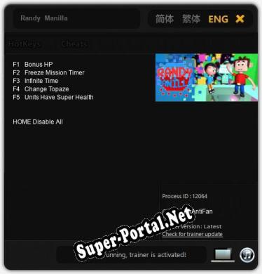 Трейнер для Randy  Manilla [v1.0.7]