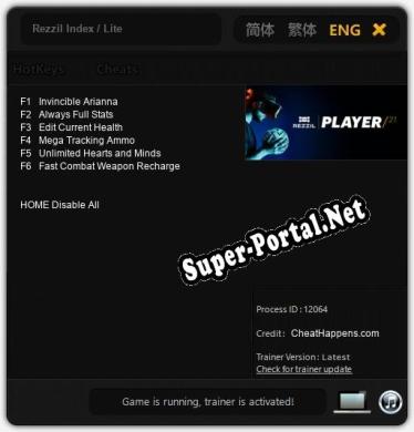 Трейнер для Rezzil Index / Lite [v1.0.4]