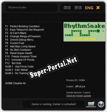 RhythmSnake: ТРЕЙНЕР И ЧИТЫ (V1.0.23)