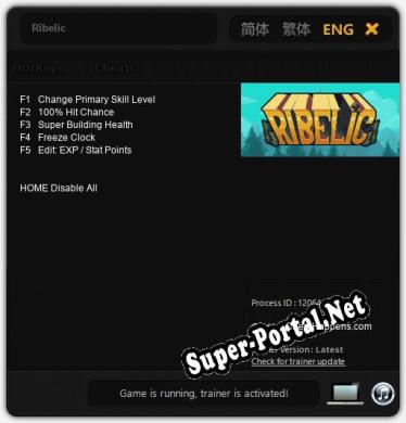 Трейнер для Ribelic [v1.0.2]