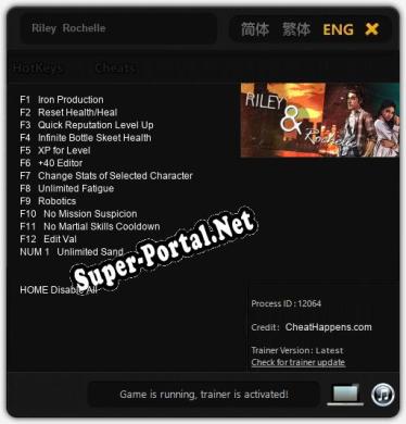 Трейнер для Riley  Rochelle [v1.0.5]