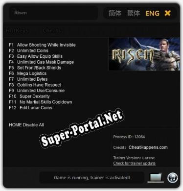Трейнер для Risen [v1.0.5]