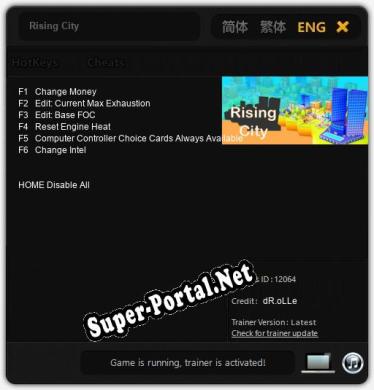 Трейнер для Rising City [v1.0.5]