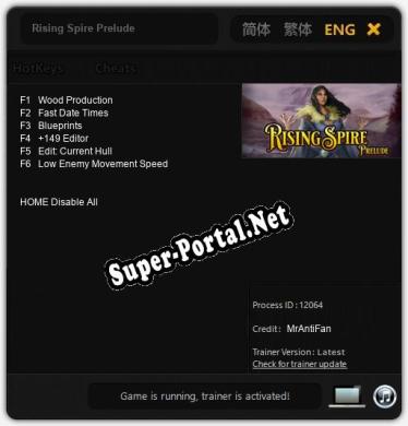 Rising Spire Prelude: Трейнер +6 [v1.1]