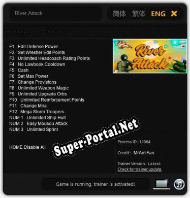 River Attack: Читы, Трейнер +15 [MrAntiFan]