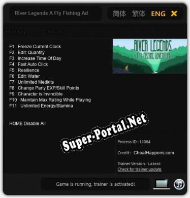 River Legends A Fly Fishing Adventure: ТРЕЙНЕР И ЧИТЫ (V1.0.45)