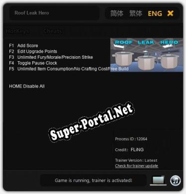 Roof Leak Hero: Читы, Трейнер +5 [FLiNG]