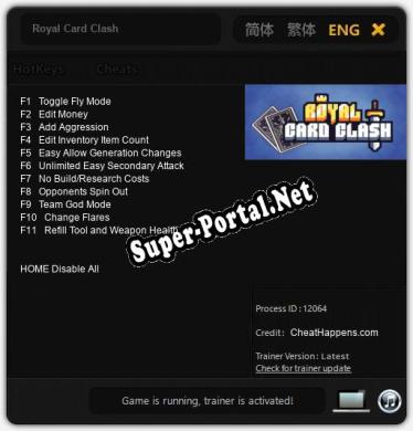 Royal Card Clash: ТРЕЙНЕР И ЧИТЫ (V1.0.23)