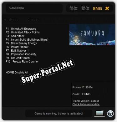 SAMUDRA: Читы, Трейнер +10 [FLiNG]