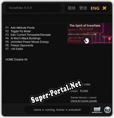 Snowflake S.O.S: Читы, Трейнер +7 [FLiNG]