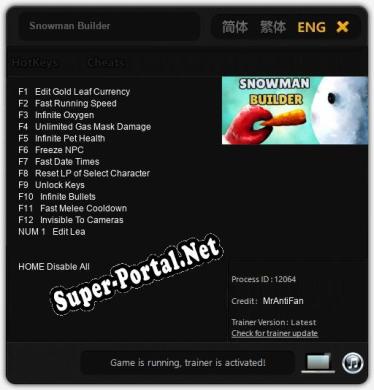 Snowman Builder: Читы, Трейнер +13 [MrAntiFan]