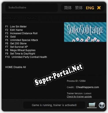 SokoSolitaire: Читы, Трейнер +10 [CheatHappens.com]