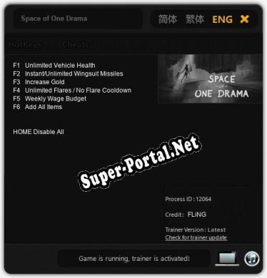 Space of One Drama: Трейнер +6 [v1.6]