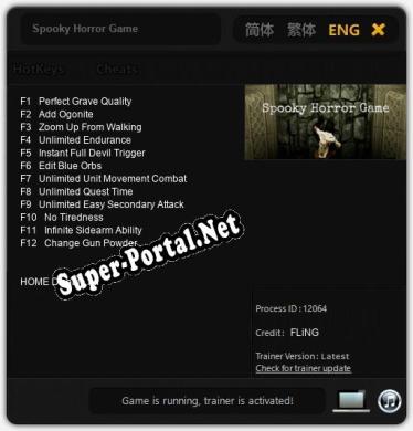 Spooky Horror Game: Трейнер +12 [v1.4]