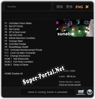 Sunaba: Трейнер +15 [v1.7]