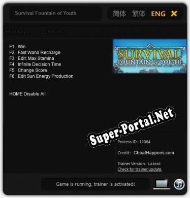 Survival Fountain of Youth: Читы, Трейнер +6 [CheatHappens.com]