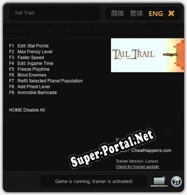Tail Trail: Трейнер +9 [v1.2]