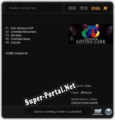 Tender Loving Care: Читы, Трейнер +5 [dR.oLLe]