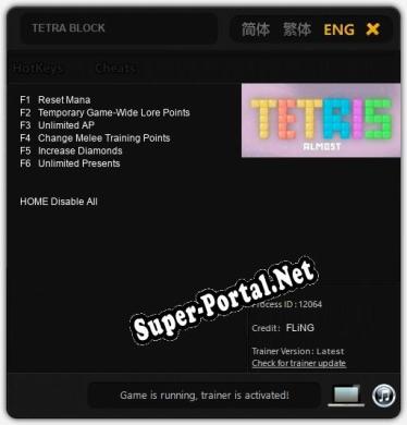 TETRA BLOCK: Читы, Трейнер +6 [FLiNG]