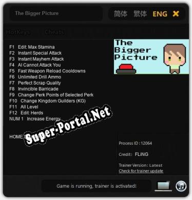 The Bigger Picture: ТРЕЙНЕР И ЧИТЫ (V1.0.90)