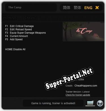 The Camp: Трейнер +5 [v1.9]