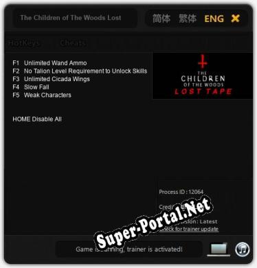 The Children of The Woods Lost Tape: Трейнер +5 [v1.9]