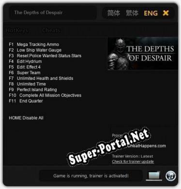 The Depths of Despair: Читы, Трейнер +11 [CheatHappens.com]