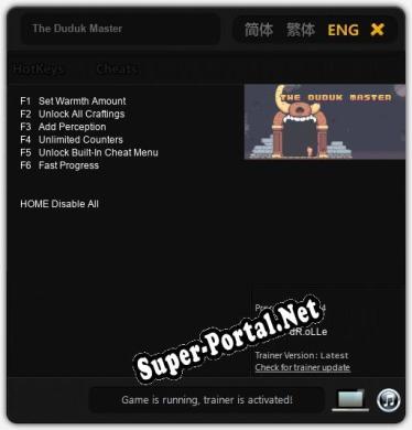The Duduk Master: Трейнер +6 [v1.2]