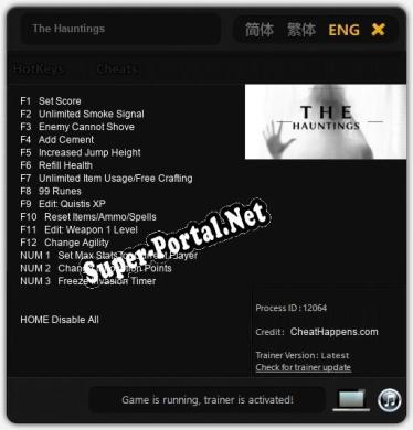 The Hauntings: Трейнер +15 [v1.7]