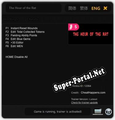 The Hour of the Rat: Читы, Трейнер +6 [CheatHappens.com]