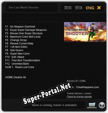 The Last Metal Shooter: Трейнер +13 [v1.8]