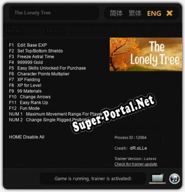 The Lonely Tree: Трейнер +14 [v1.3]
